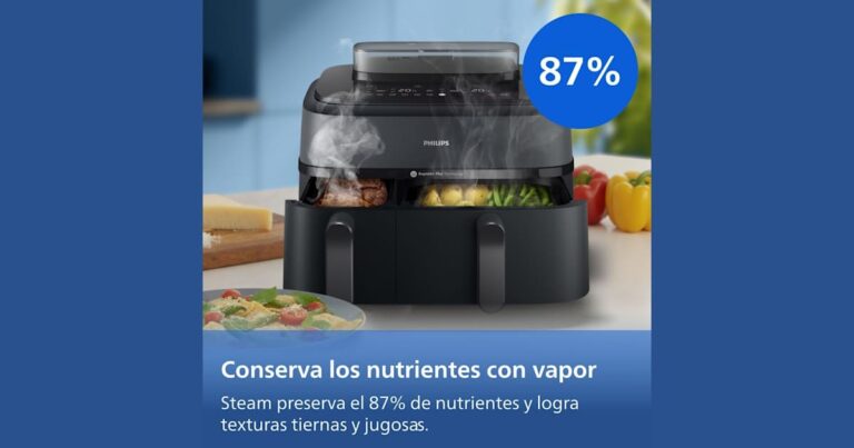 Philips Airfryer Serie 5000 Dual Basket: Análisis en Profundidad de la Freidora que Revoluciona tu Cocina con Vapor y Aire Caliente