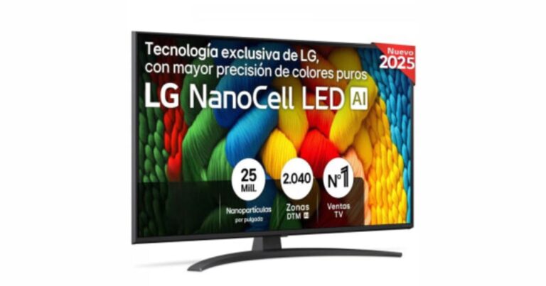LG 55NANO80A6B: Análisis Profundo de este TV 4K NanoCell con IA, WebOS 25 y Tecnología que Revoluciona tu Experiencia Visual