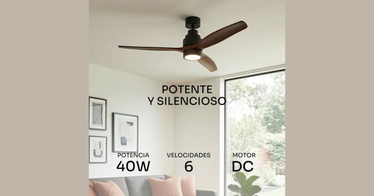 Mellerware Brizy: Análisis en Profundidad del Ventilador de Techo LED con Mando y Función Verano-Invierno