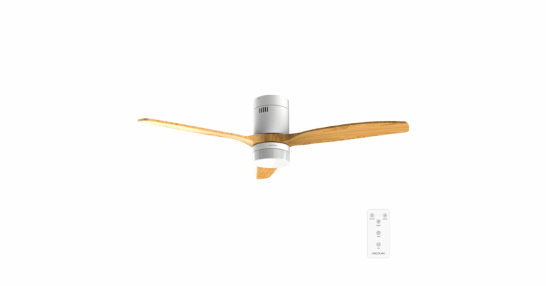 Cecotec EnergySilence Aero 4600 Arctic White&Sand: Análisis en Profundidad del Ventilador de Techo con Luz LED y Mando a Distancia