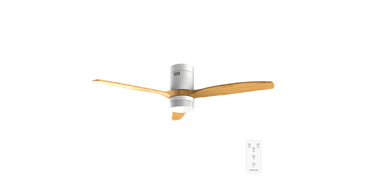 Cecotec EnergySilence Aero 4600 Arctic White&Sand: Análisis en Profundidad del Ventilador de Techo con Luz LED y Mando a Distancia